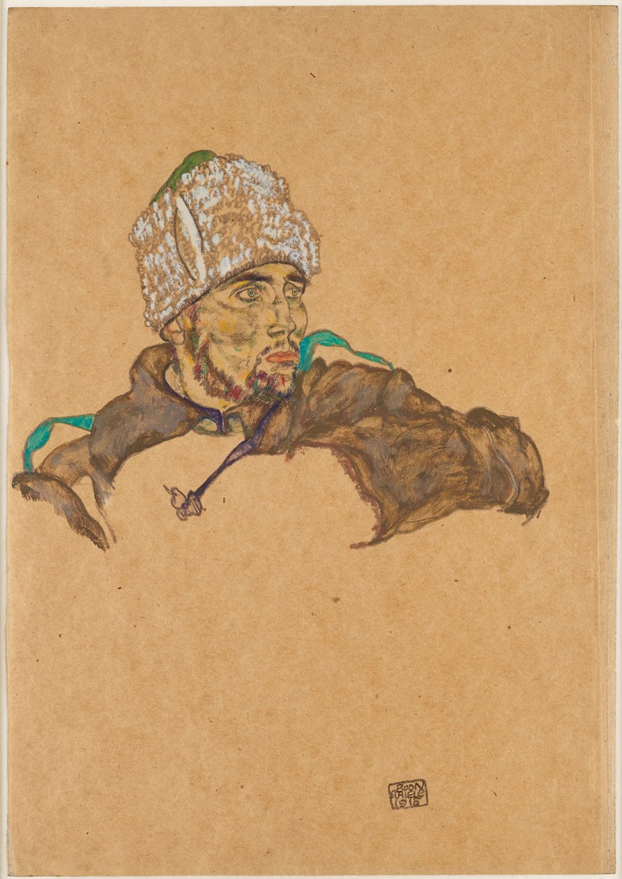 Russian prisoner of war by Egon Schiele