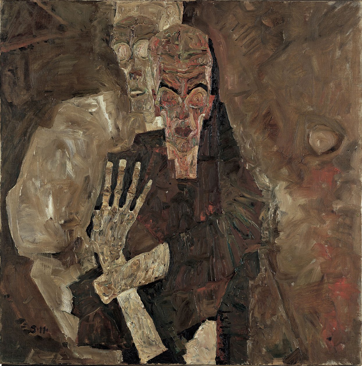 Self Seers II (Death and Man) by Egon Schiele