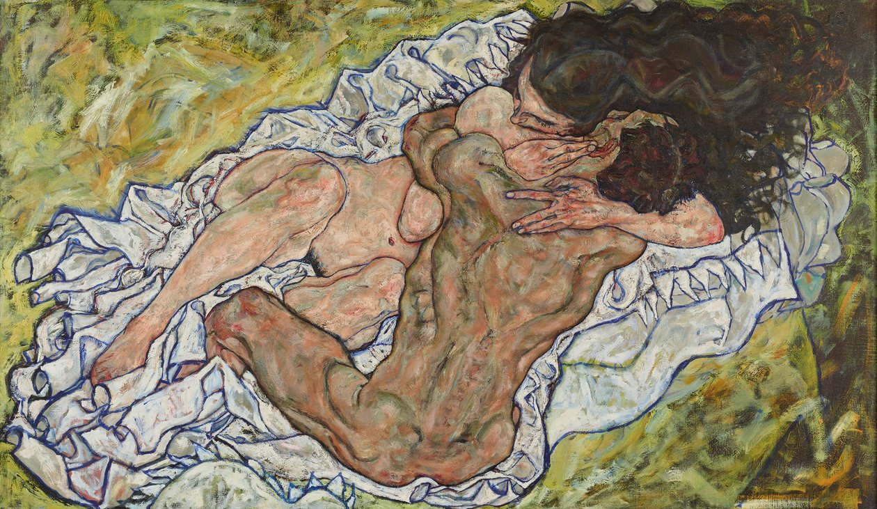 The Embrace, 1917 by Egon Schiele