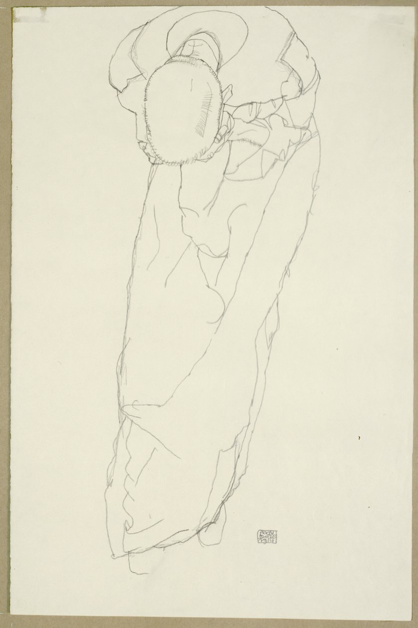 The Monk by Egon Schiele