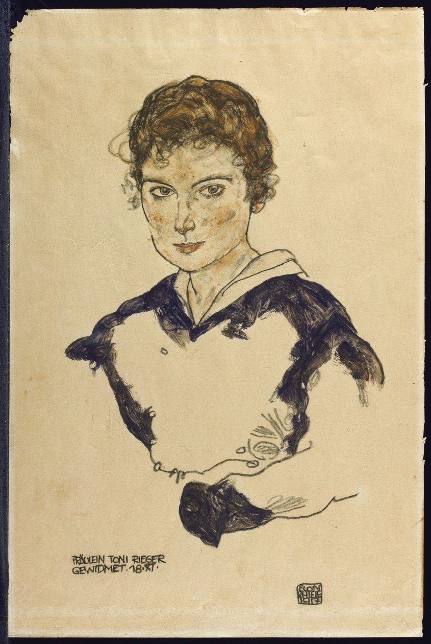 Unknown Image by Egon Schiele