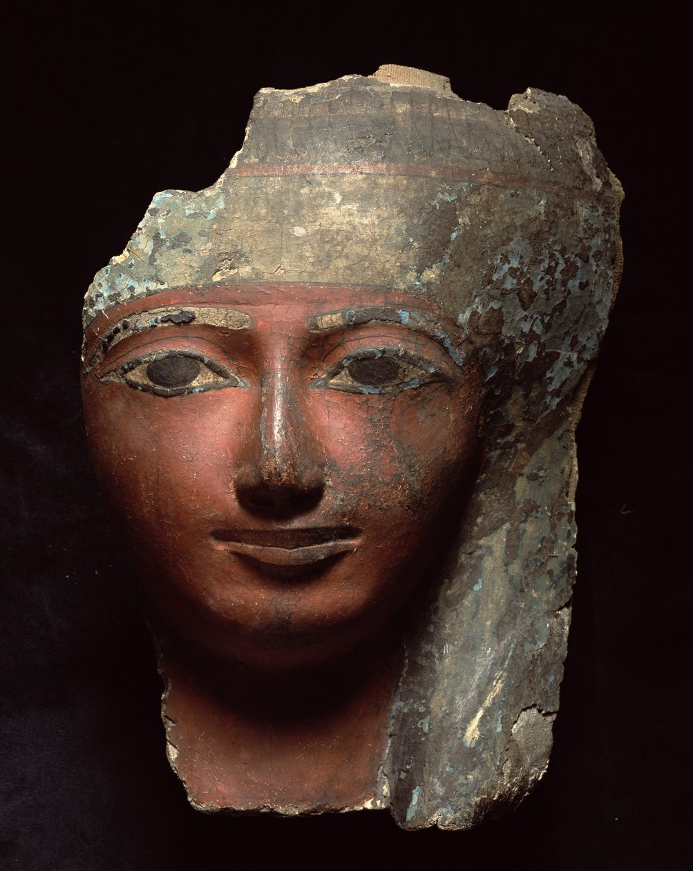 Mummy mask, New Kingdom, 19th-20th Dynasty (1295-1069 BC) by Egyptian