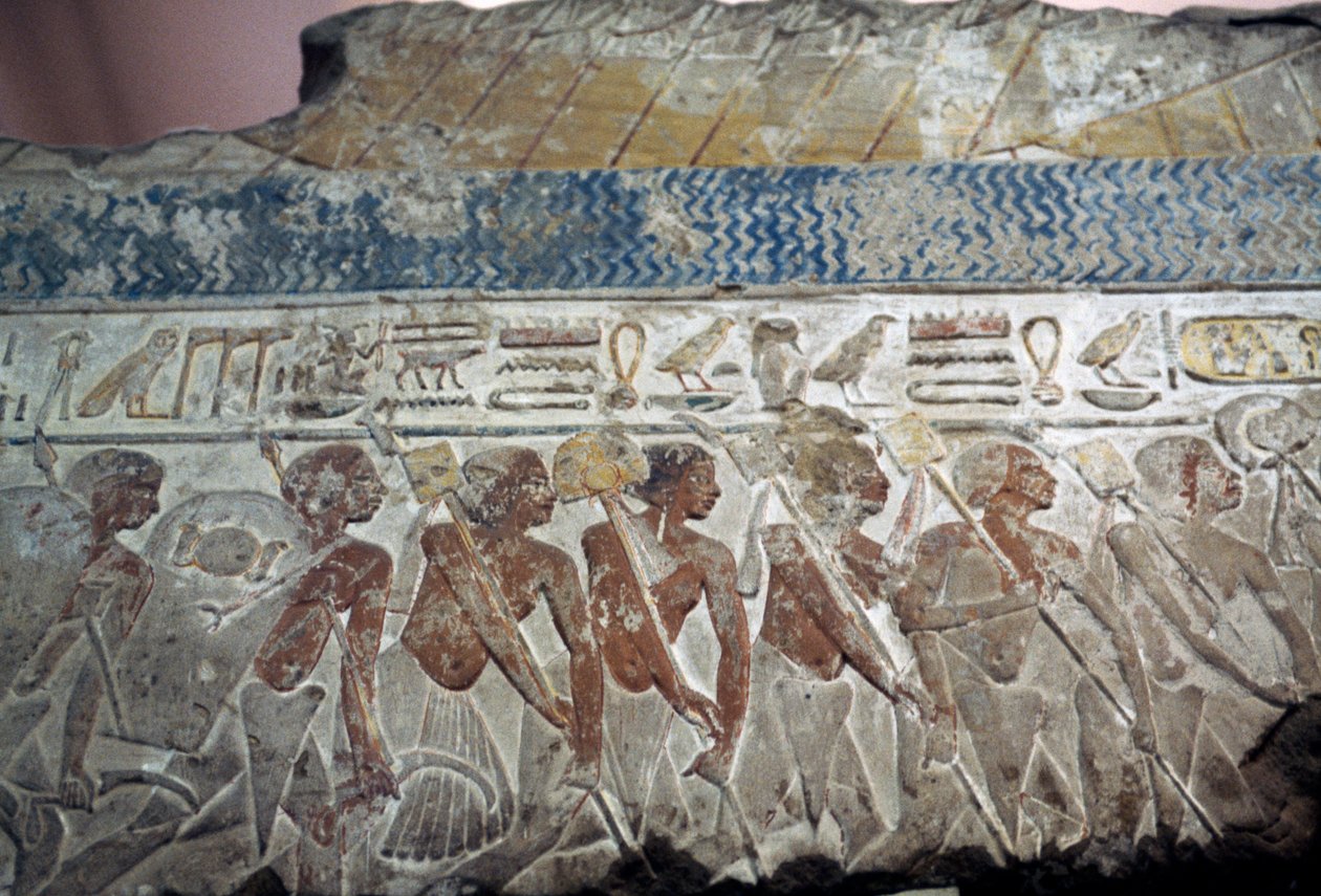 Relief of Military Parade by Egyptian 18th Dynasty