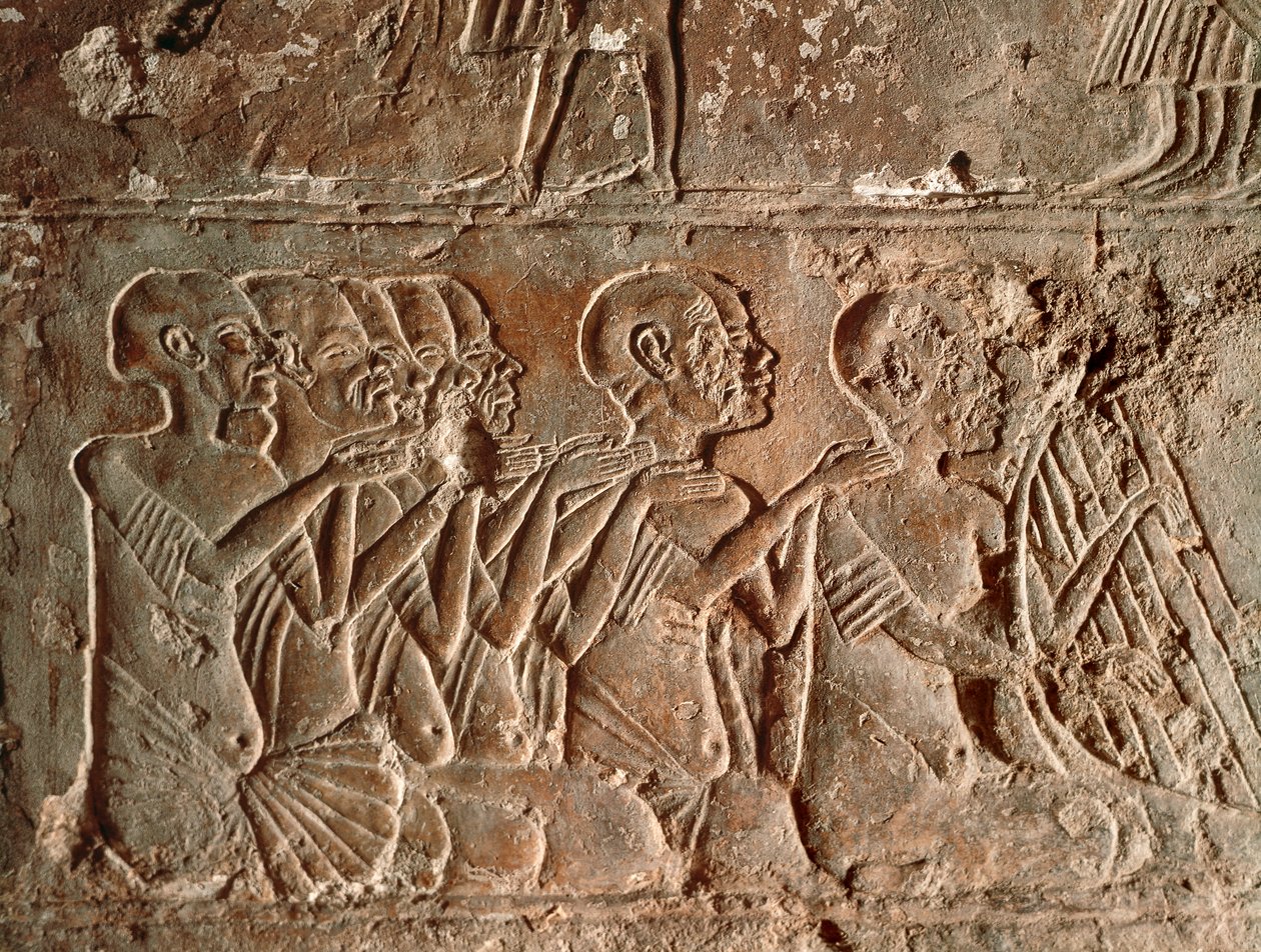 Singers and harp players by Egyptian 18th Dynasty