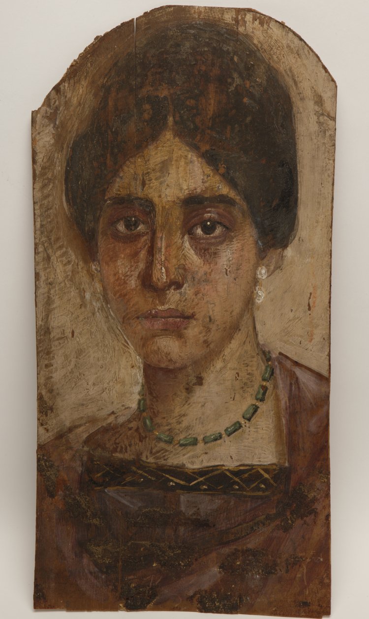 Mummy Portrait, c.136-160 by Egyptian School