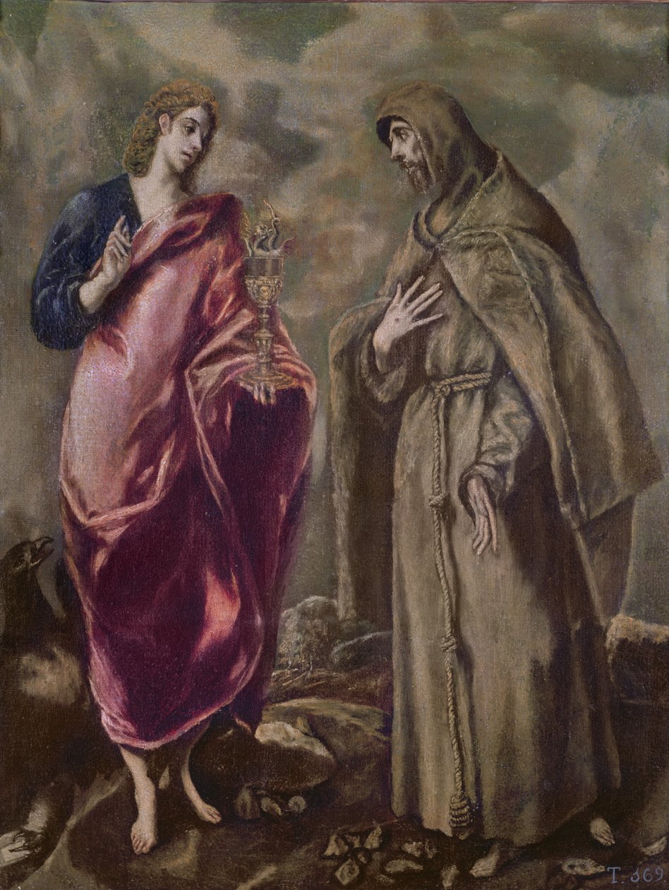 Saint John the Evangelist and Saint Francis of Assisi, c.1608 by El Greco