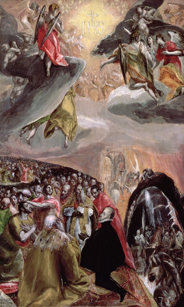 The Adoration of the Name of Jesus by El Greco