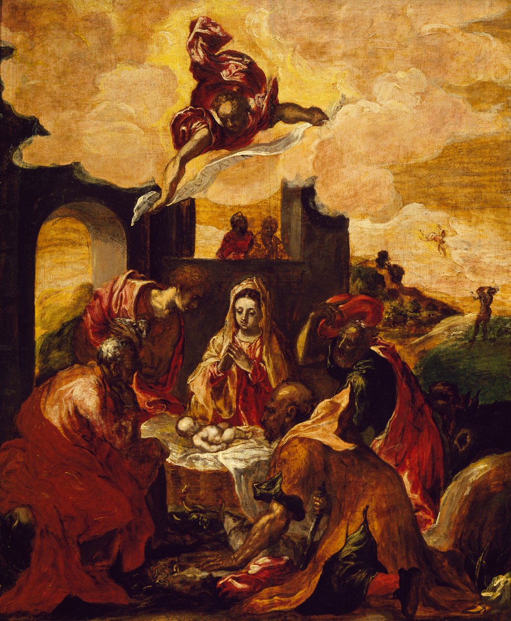 Adoration of Shepherds by El (1541 1614) Greco