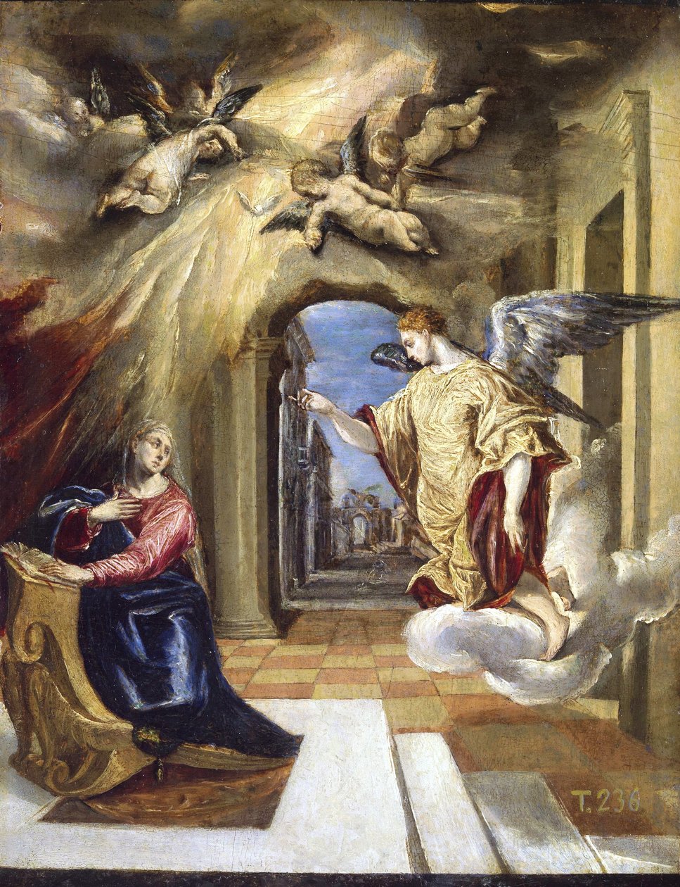 Annunciation by El Greco