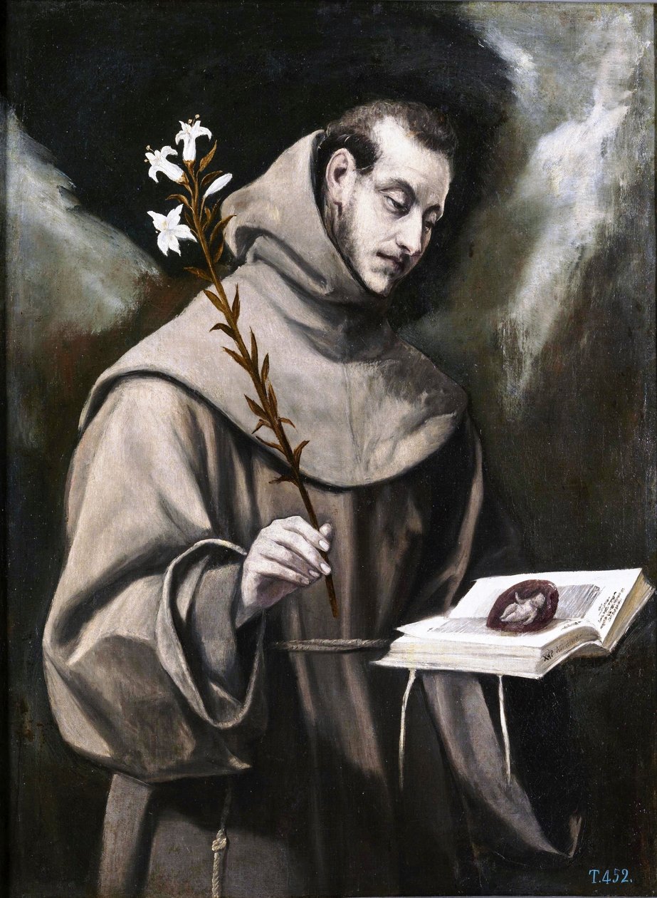 Saint Anthony of Padua by El Greco