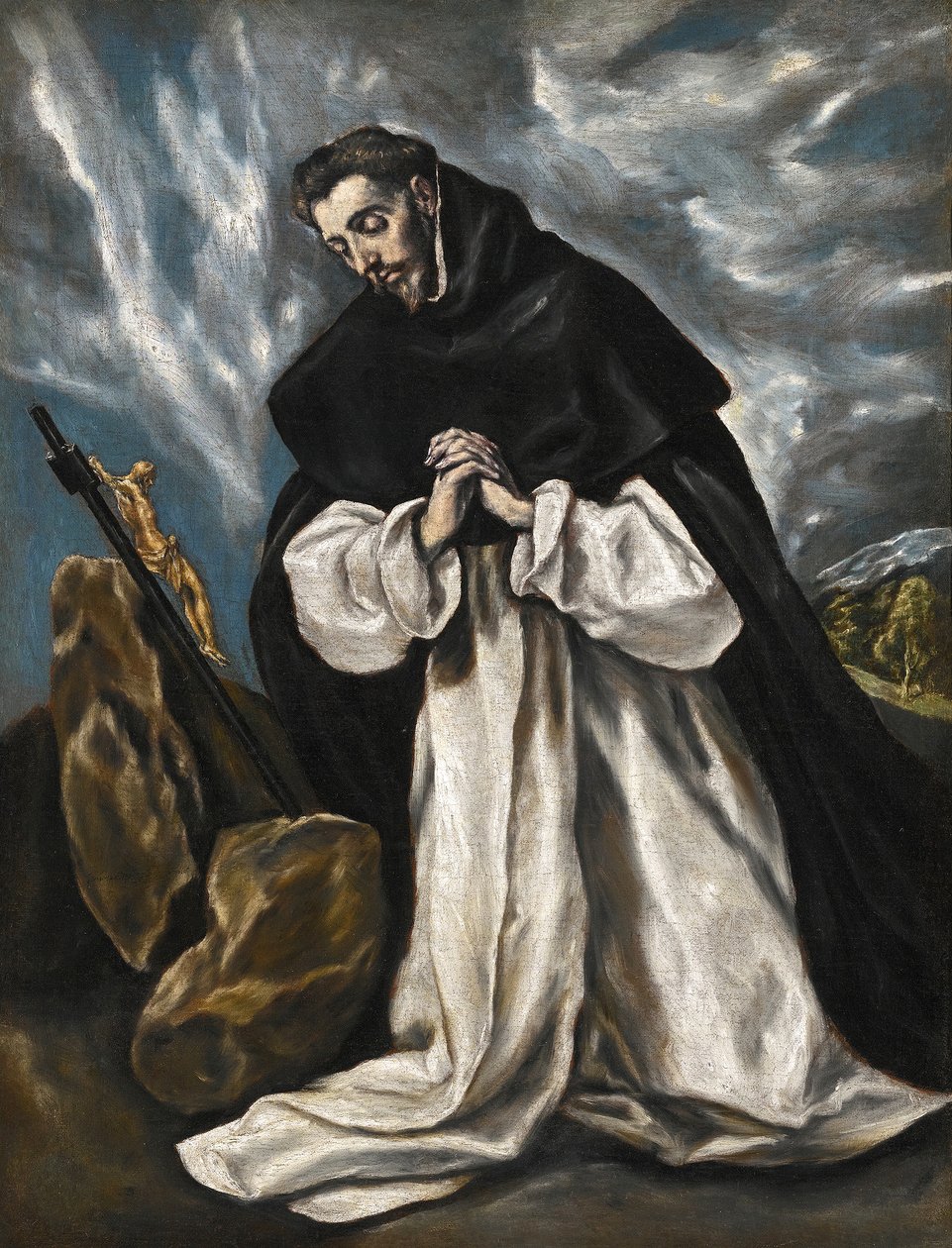 St Dominic in Prayer by El Greco