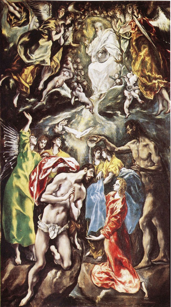 The Baptism of Christ by El Greco