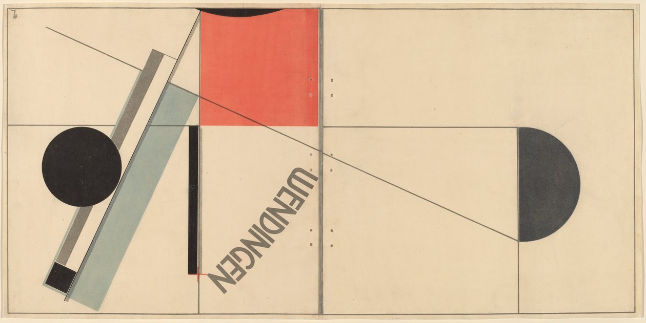 Wendingen by Eliezer Markowich Lissitzky