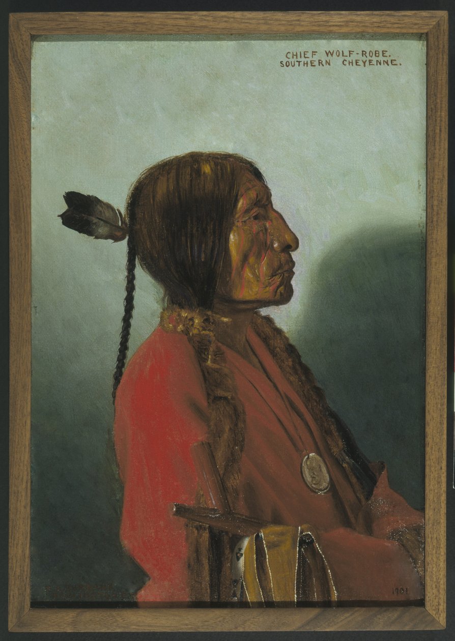 Chief Wolf-Robe by Elbridge Ayer Burbank