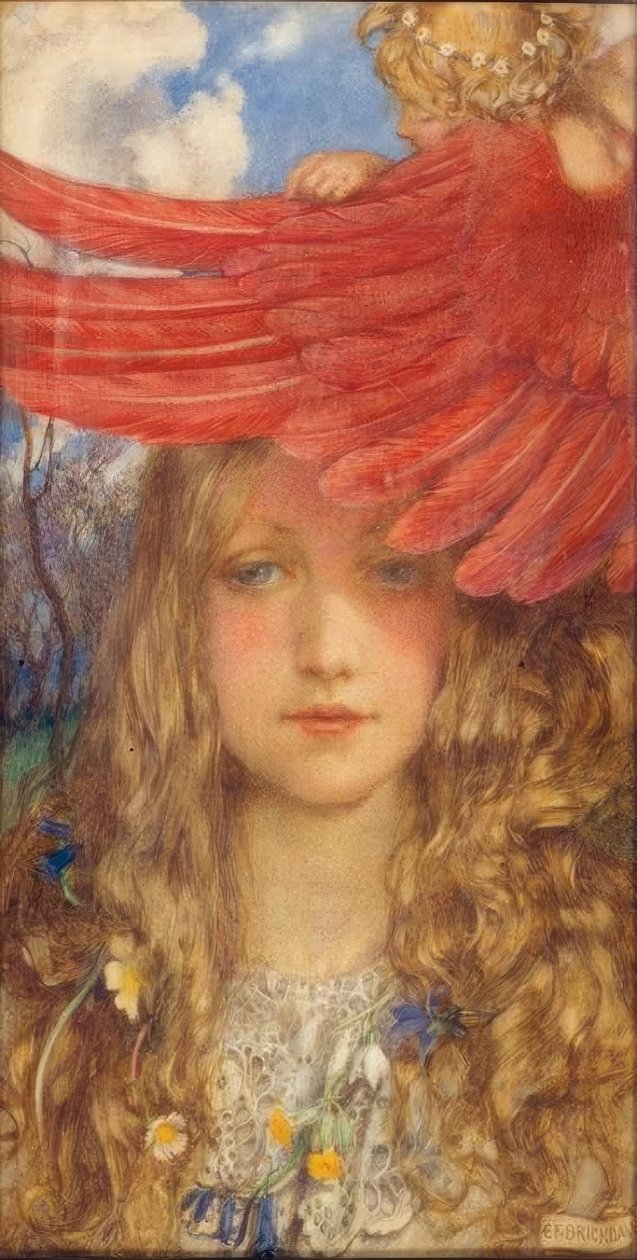 The Blush by Eleanor Fortescue Brickdale