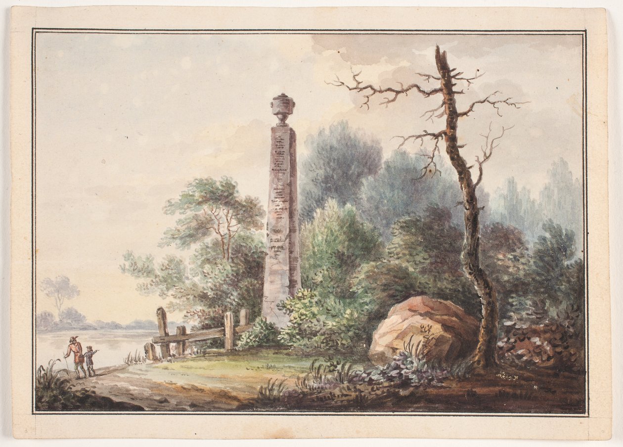 Memorial by a Lake by Elias Meyer