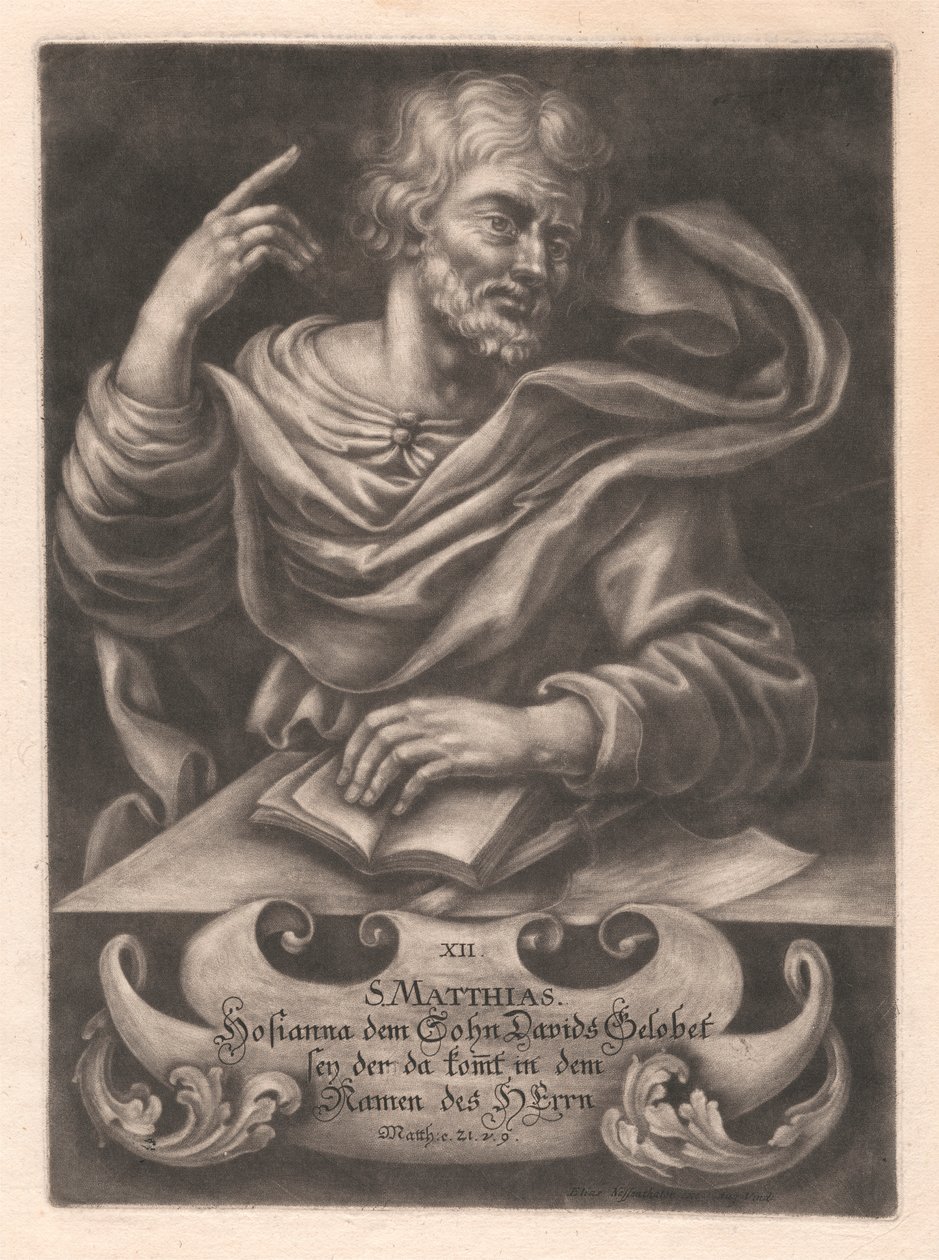 Saint Matthias by Elias Nessenthaler