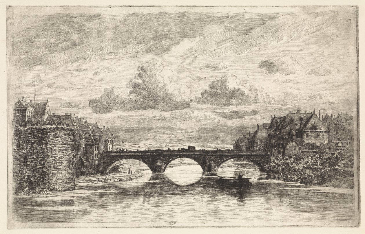 Bridge over the Fulda in Kassel by Elias Stark
