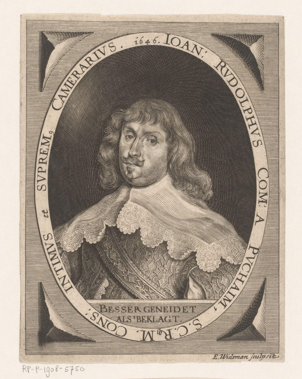 Portrait of Johann Rudolph von Puchaim by Elias Widemann