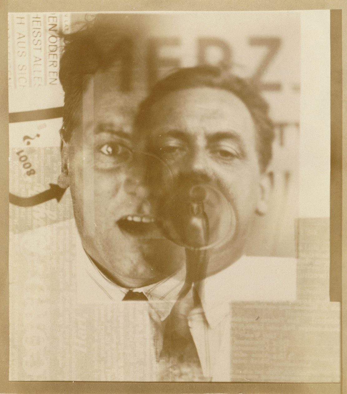 Kurt Schwitters by Eliezer Markowich Lissitzky