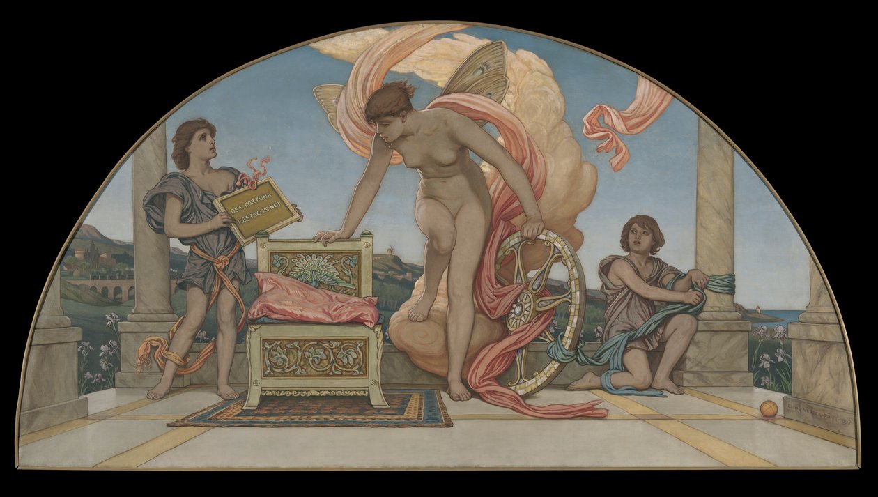 Goddess of Fortune Stay with Us by Elihu Vedder
