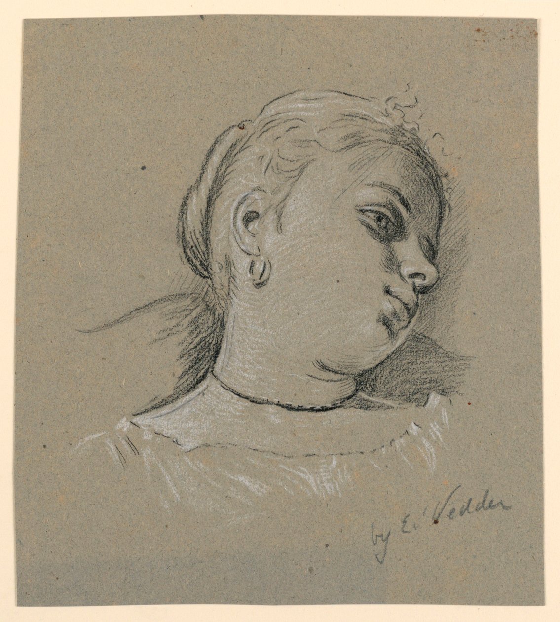 Italian Girl by Elihu Vedder