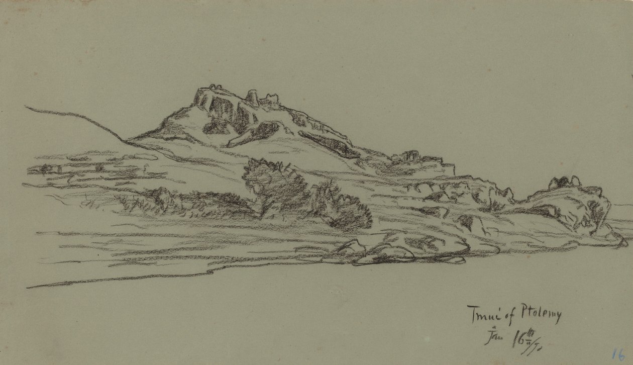 Nile Journey, Tmui of Ptolemy by Elihu Vedder