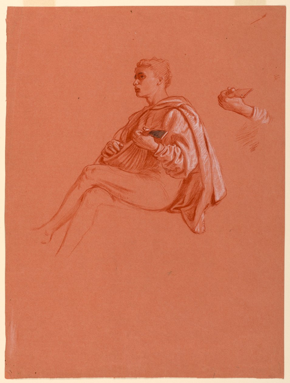 Study for "A Florentine Picnic" by Elihu Vedder