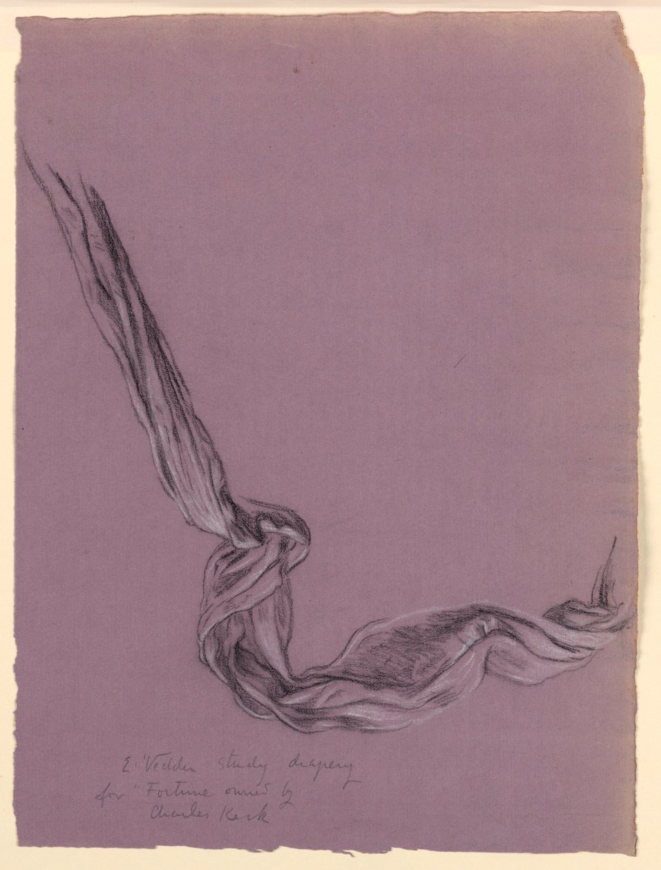 Study for "Fortune" by Elihu Vedder
