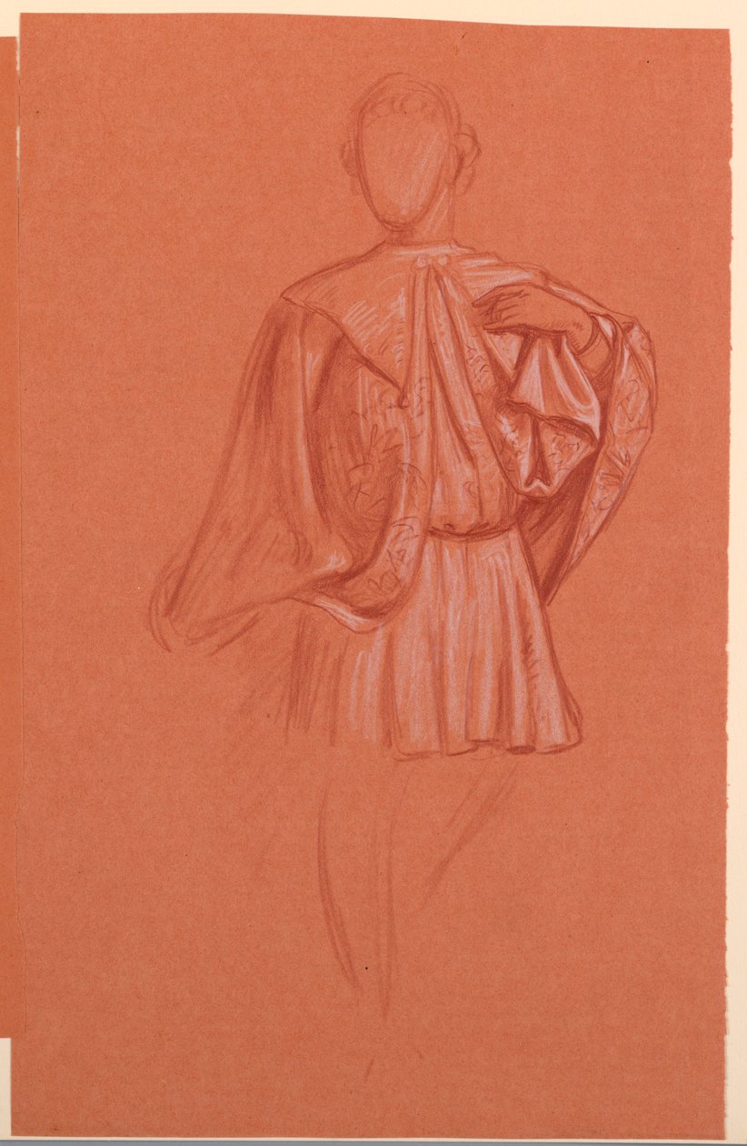 Study for "Wedding Procession" by Elihu Vedder