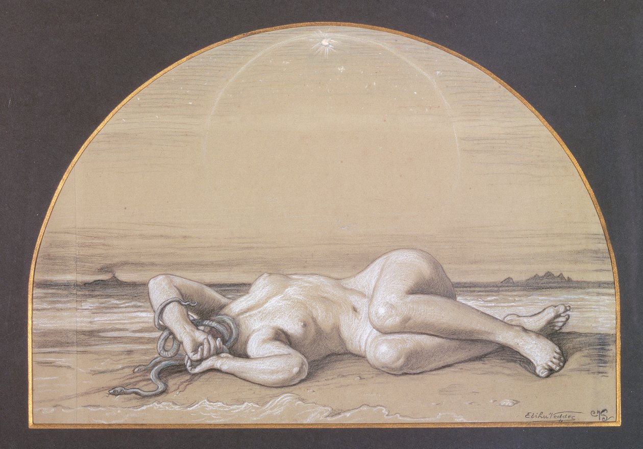 The Dead Medusa by Elihu Vedder