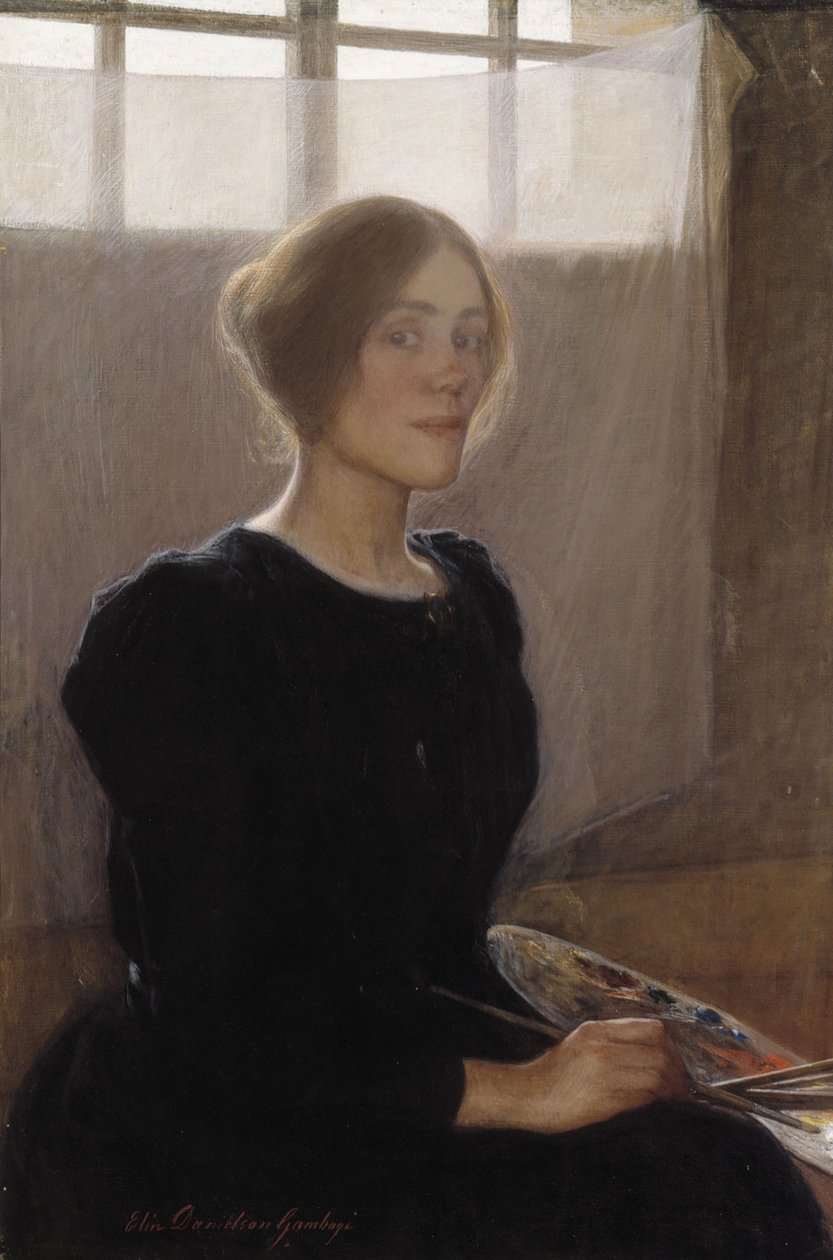 Self-Portrait by Elin Danielson Gambogi