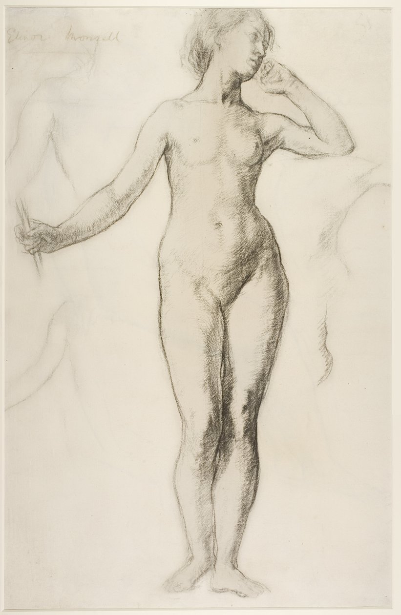 Female Nude Standing, c.1897 by Elinor Mary Darwin