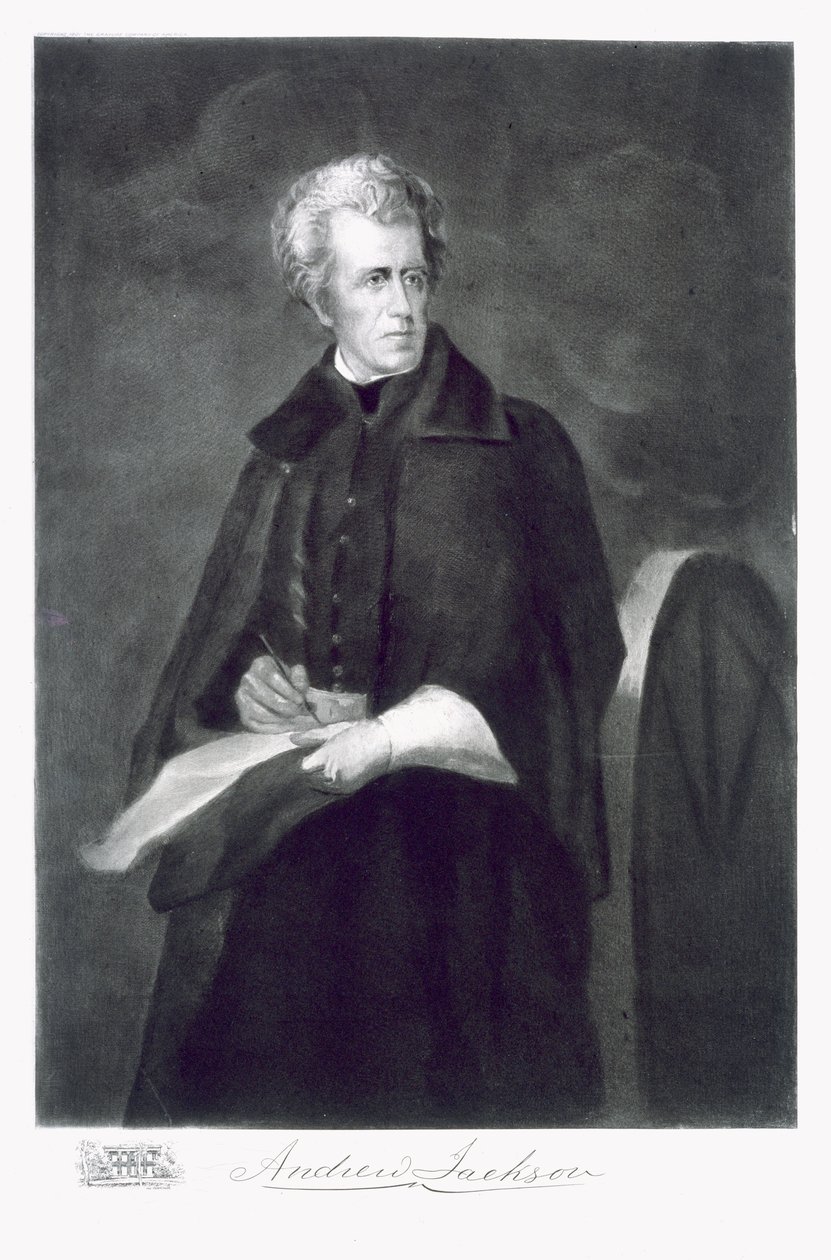 Andrew Jackson, 7th President of the United States of America, pub. 1901 by Eliphalet Frazer Andrews