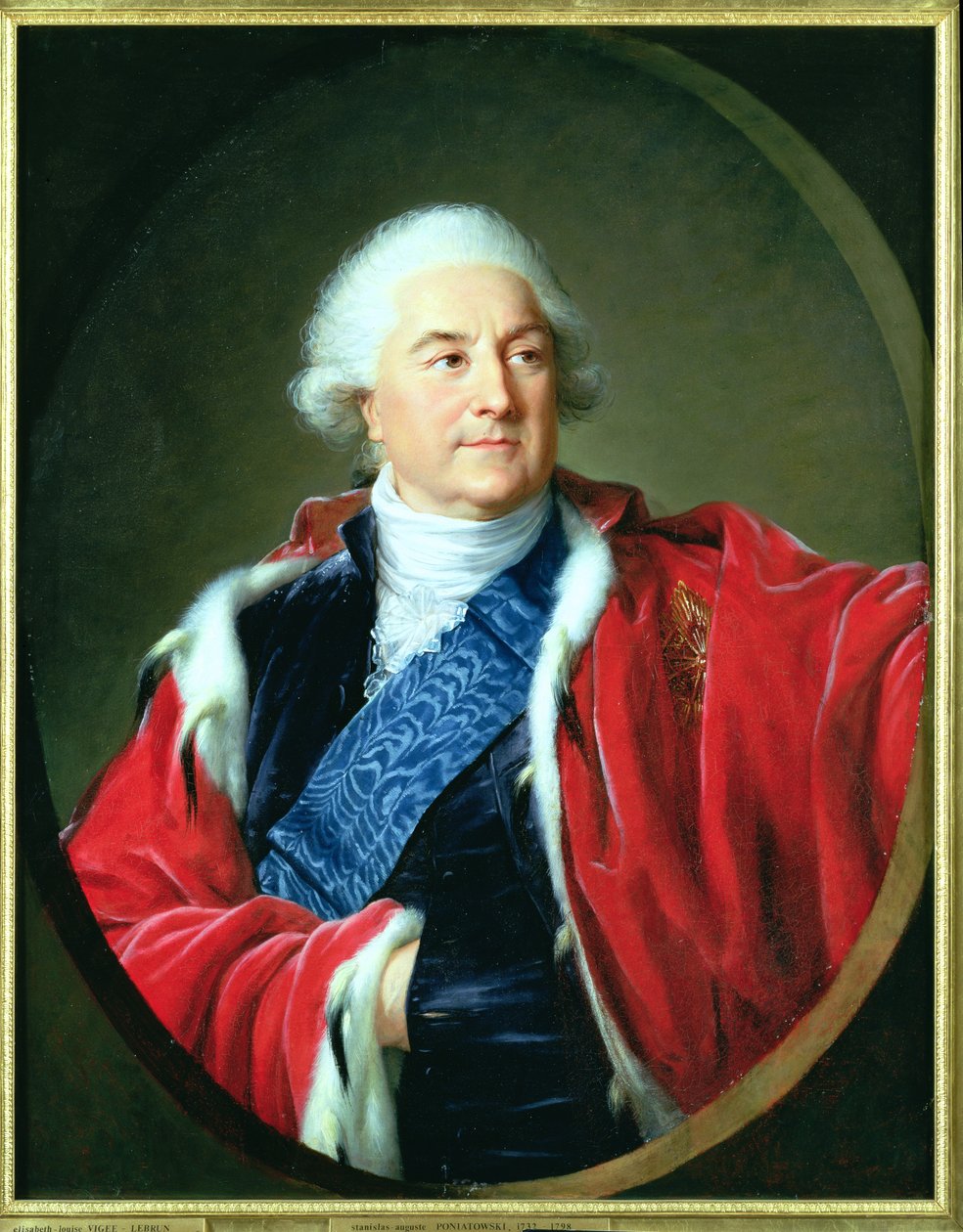 Portrait of Stanislas II Augustus, 1797 by Elisabeth Louise Vigee Lebrun