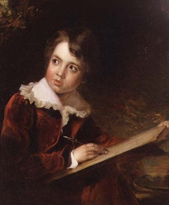 Young Boy Writing by Elisabeth Louise (attr. to) Vigee Lebrun