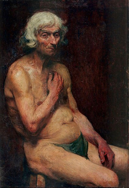Old Man Sitting by Eliseu Visconti