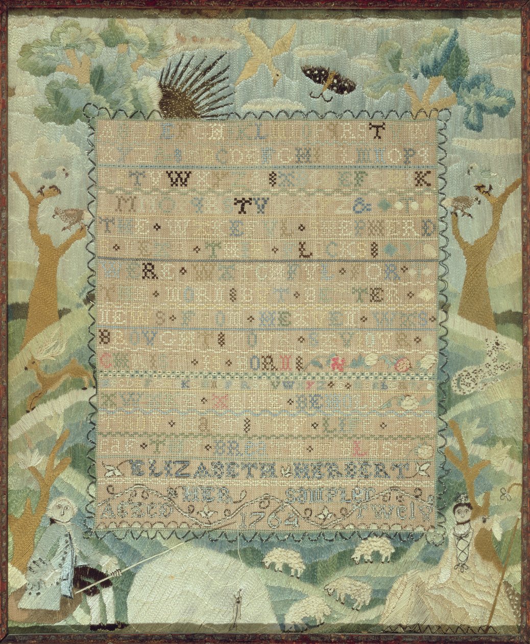 Sampler by Elizabeth Herbert