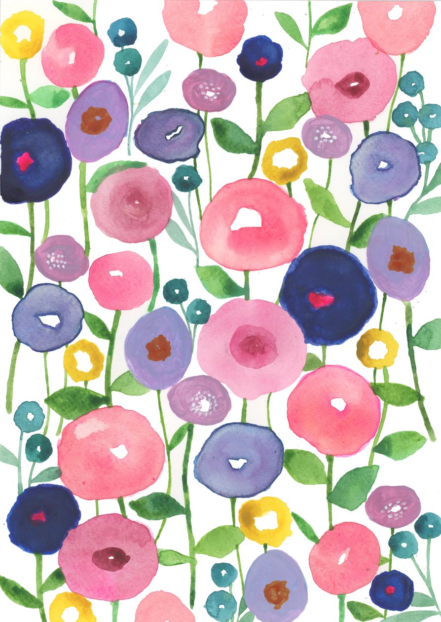 Poppies in Bloom by Elizabeth Rider