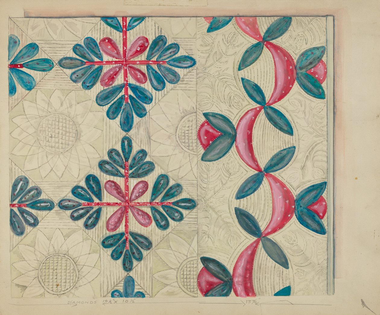 Patchwork Quilt by Ella Josephine Sterling