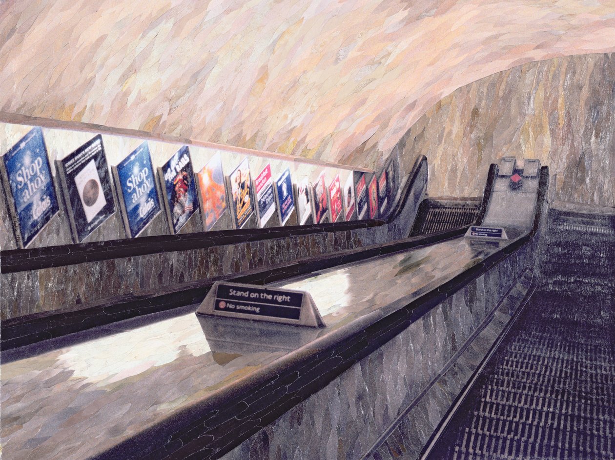 A Busker Somewhere Near, 1999 by Ellen Golla