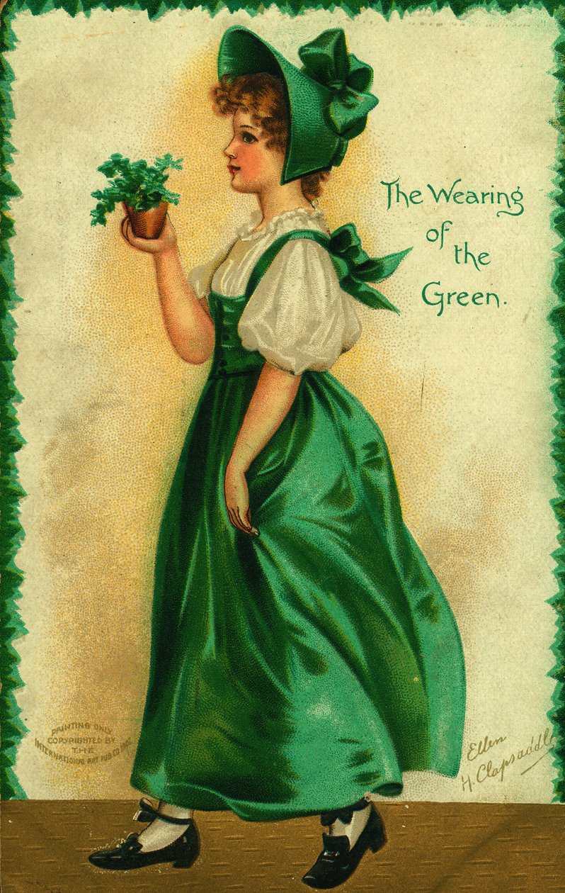 The Wearing of the Green by Ellen Hattie Clapsaddle