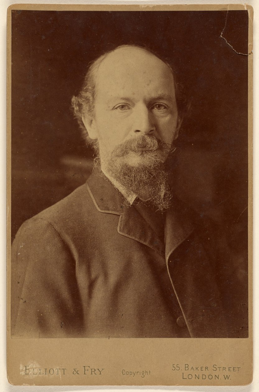 Algernon Charles Swinburne (1837 - 1909) by Elliott and Fry