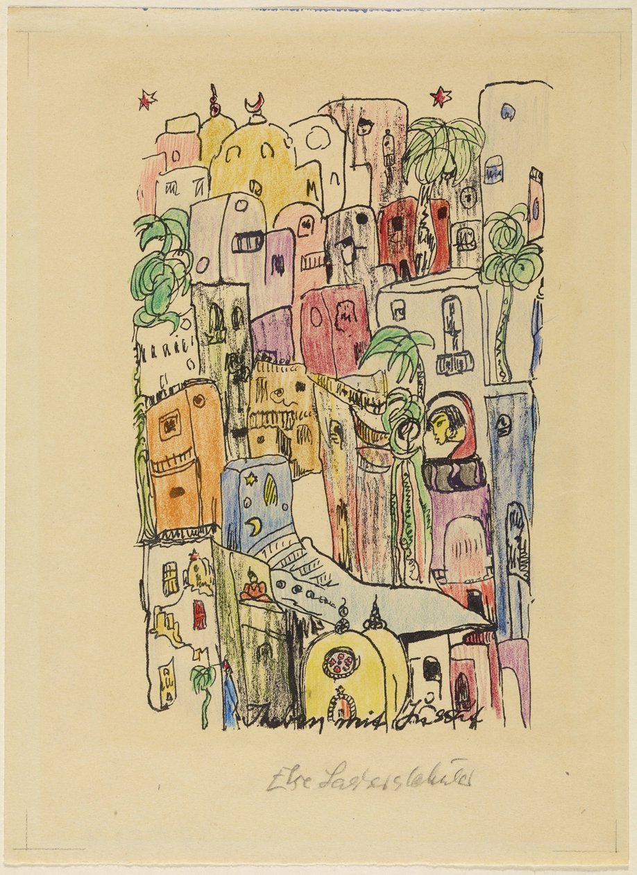 Thebes with Jussuf by Else Lasker Schüler