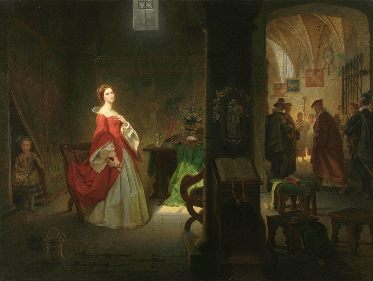 Princess Elizabeth in the Tower by Emanuel Gottlieb Leutze