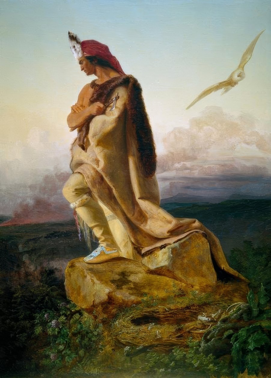 Cooper, The Last of the Mohicans / E.G. Leutze by Emanuel Gottlieb Leutze