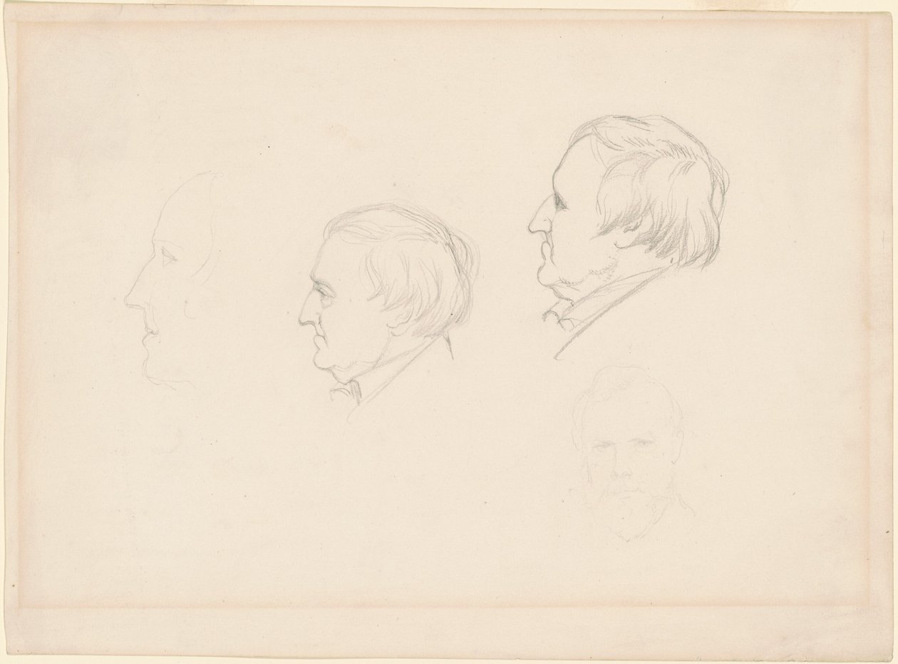 Studies of Men by Emanuel Gottlieb Leutze