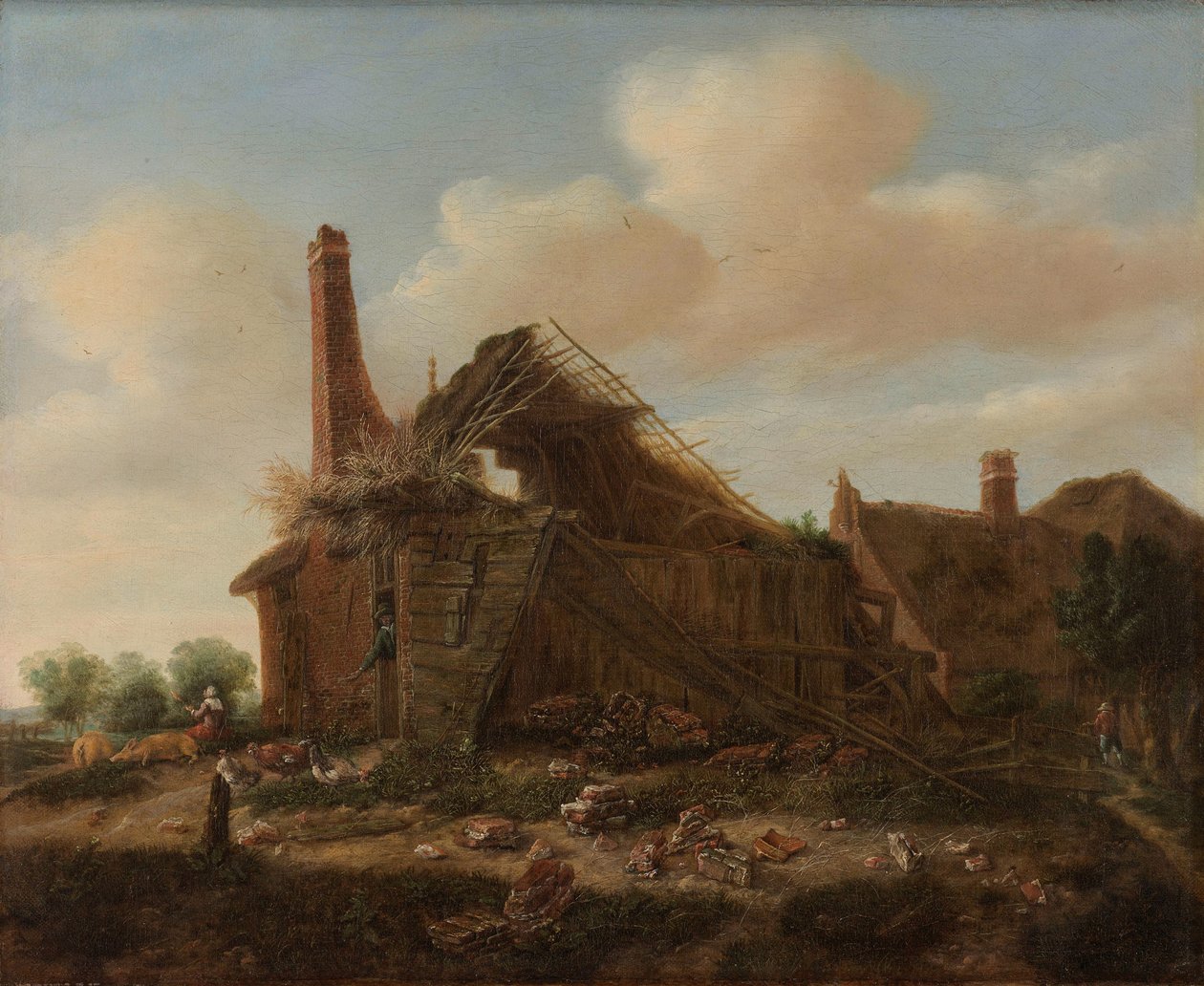 Farmhouse in Ruins by Emanuel Murant