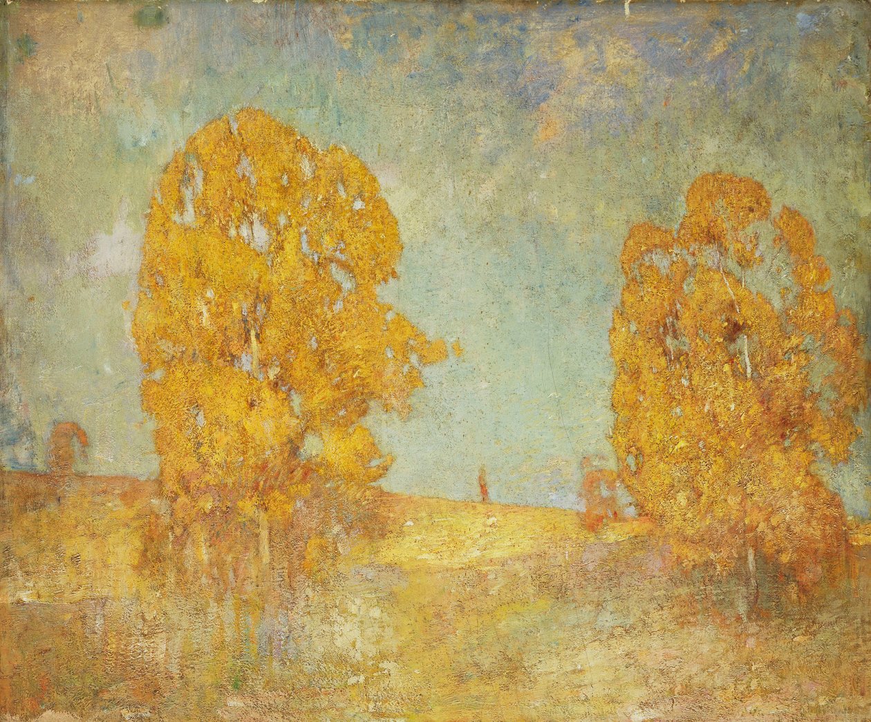 Sunlit Landscape by Emil Carlsen