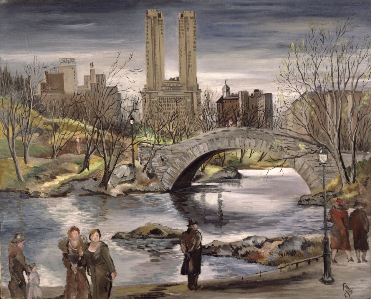 Spring in Central Park, 1936 by Emil Ganso